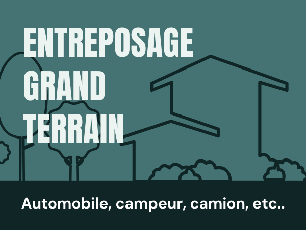 Entreposage moto/petits campeurs/bateaux