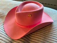 Pink ladies cowboy hat - Breast Cancer Awareness