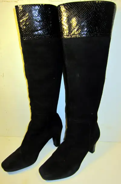 Women’s Bandolino Back Zippered Suede Boots, View more