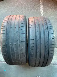 Pair of 245/40/18 continental Sport contact 5 with 50% tread