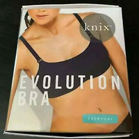 New Knix Evolution 8-in-1 Bra (Teal Green & Dark Blue) -- Size 2