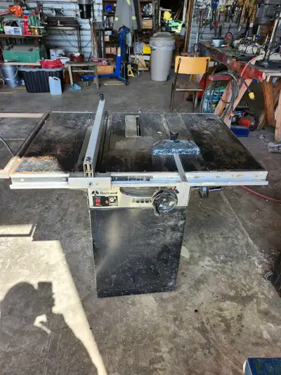 table saw & drill press &2 heavy duty grinders , View more