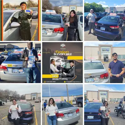 VISIT OUR WEBSITE AT https://safadrivingacademy.ca MTO/City Licensed & Certified G AND G2 road test...