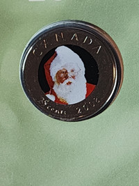 2008 CANADA HOLIDAY COMMEMORATIVE COIN SET  COLOURIZED 25 CENTS