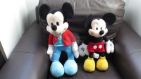 Peluches Mickey et Minnie mouse Disney Looney Tunes