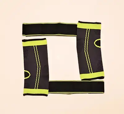 Elbow brace (Green/Black, Size: S)-adjustable/breathable (New), View more