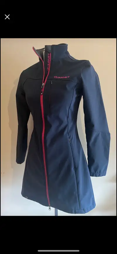 Womens Vuarnet Sz6 3/4 Fleece Lined Coat Fall Jacket, View more