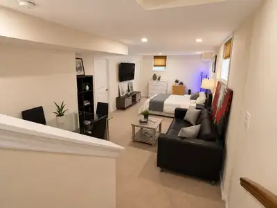 Move-in November!!. Fully furnished private basement with Private bathroom in a 4 Bedroom townhouse....