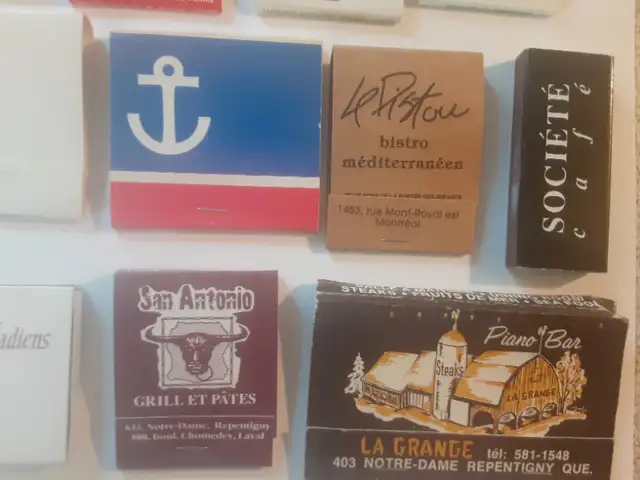 CARTONS D'ALUMETTES VINTAGES DE RESTAURANTS DE MONTREAL in Arts & Collectibles in Laval / North Shore - Image 8