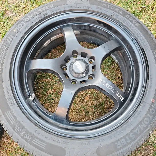 215/50/17 all season tires with Motegi Traklite Mr131 light weig in Tires & Rims in Markham / York Region - Image 7