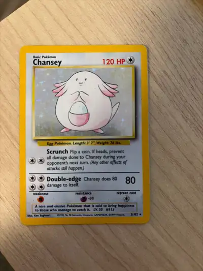 1995 Pokemon Chansey Hologram, View more