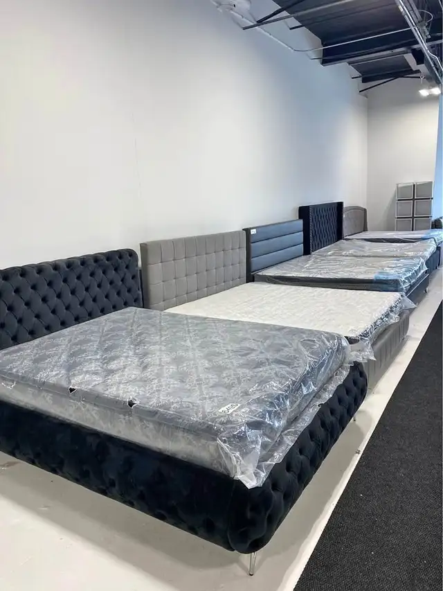 matelas, sommier, lit, simple|double|queen|king à vendre in Beds & Mattresses in City of Montréal - Image 5