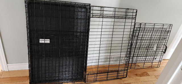 Cage pour chien moyen ou 2 petits, 2 portes. dans Accessoires  à Laval/Rive Nord - Image 4