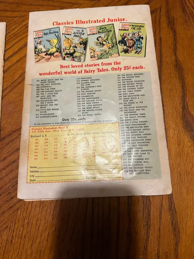 Classic Illustrated Comics, The Pied Piper, Knights of the Round in Comics & Graphic Novels in Kingston - Image 5
