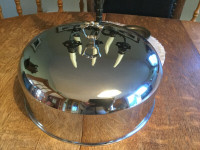 Cloche a gateau  en chrome  11.5 "  Rare