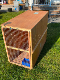 Wooden Pet Airline Shipment Crate