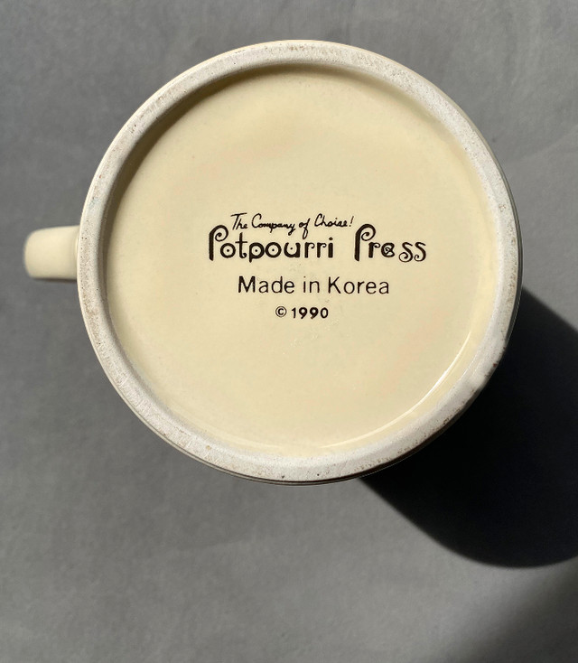 Vintage Potpourri Press A+ Teacher Coffee Tea Mug Made in Korea in Arts & Collectibles in City of Toronto - Image 2