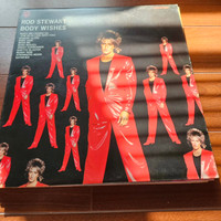 Rod Stewart- Body Wishes  Vinyl lp record 
