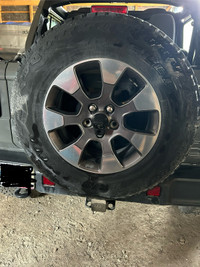 2020 Jeep Gladiator/Wrangler wheels on Wrangler tires