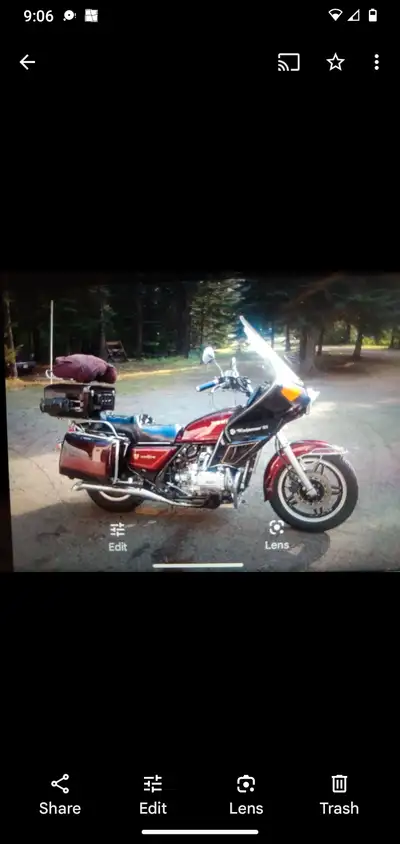 1982 Honda GL 1100 fully dressed for sale. Phone (807) 627-9295.