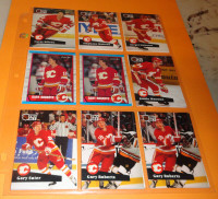 Calgary Flames 1990's Pro Set OPC 18 Cards