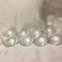 Vintage Bohemia etched Crystal Whisky/scotch Glasses Set of 8