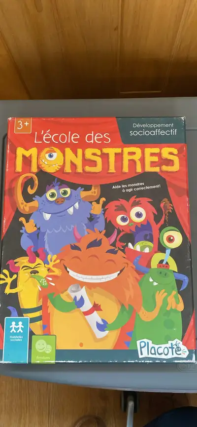 Jeu placote - l’école des monstres , View more