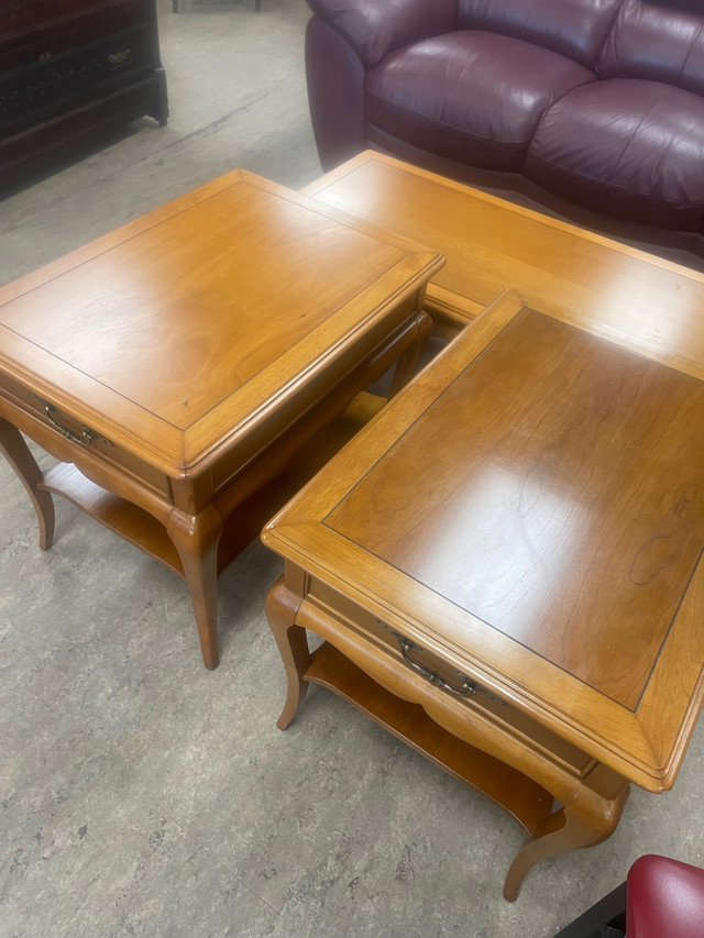 2 End Tables with matching Coffee Table in Coffee Tables in Thunder Bay - Image 2