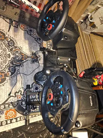 ️ FULL RACING SIM SETUP (2 COMPLETE SETS) – PS4/PS5 READY, View more