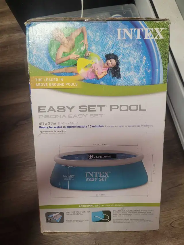 Intex easy set pool in Hot Tubs & Pools in Edmonton - Image 3