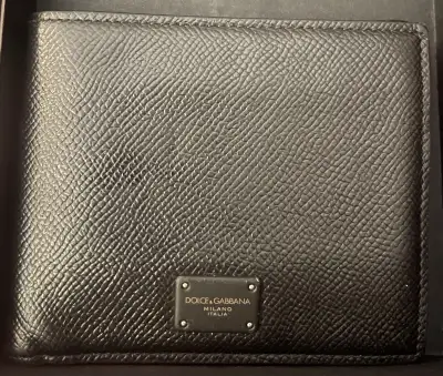 Dolce & Gabbana Dauphine Leather Bifold Wallet, View more