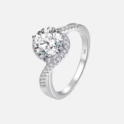MOISSANITE BRIDAL RING Size 5 to 7, View more