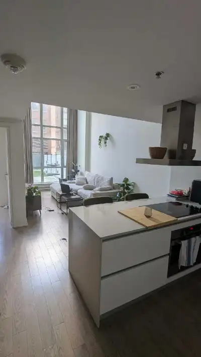 Disponible 1er septembre, Condo Duplex avec jardin, Ville-Marie, 2650$ 4½ Duplex avec jardin, 1 sall...