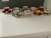 Fancy china teacups