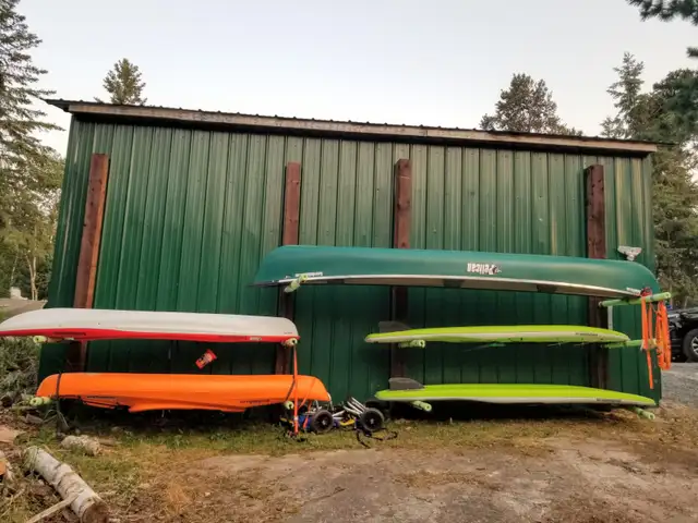 Seasonal camp site in Kenora in Ontario in Canada - Image 6