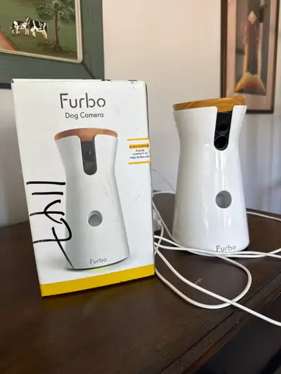 furbo rototron dog pet indoor camera and treat dispenser, View more