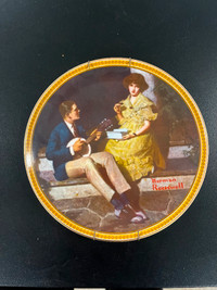Vintage "Pondering on the Porch" collectors plate for sale
