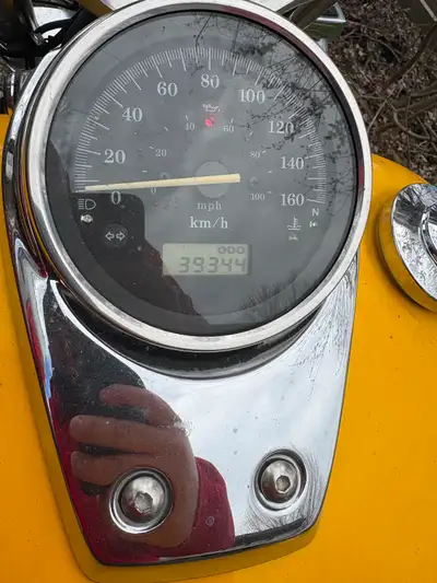 2002 Honda shadow spirit 750, 39,000km. Needs nothing to safety, basically brand new rubber on the f...