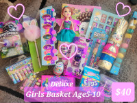 EASTER Baskets Filled with Fun Toys & Yummy Treats