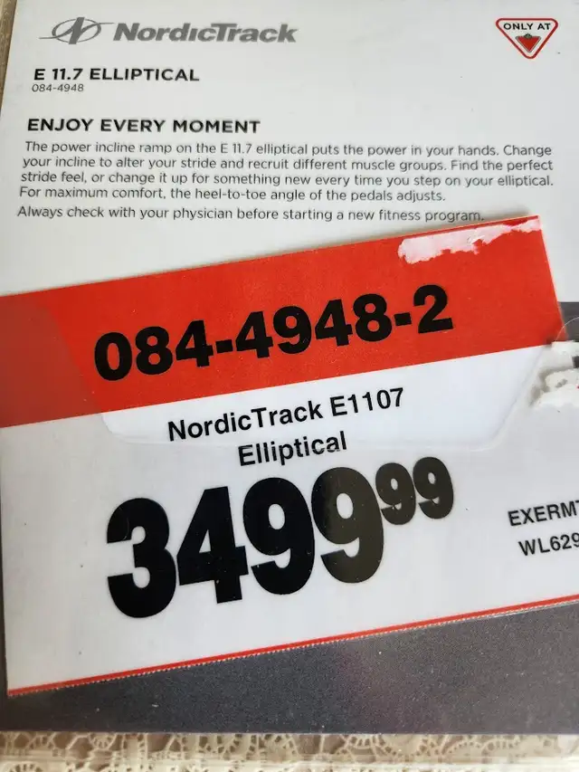 Elliptical Nordic Track for sale63417635781123122