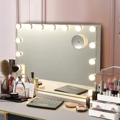 New but mirror only. Lights not working