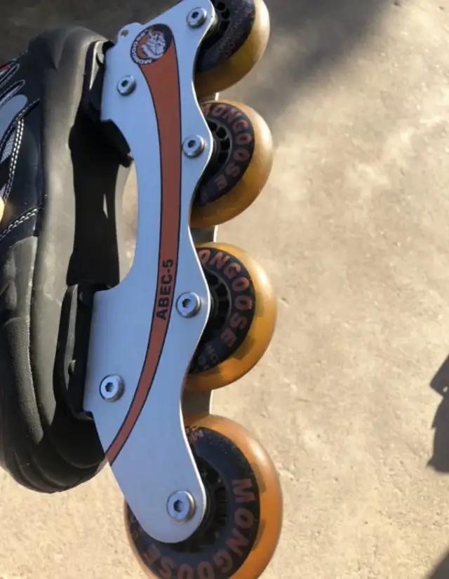 New Mongoose inline skates.  ABEC-5 bearings.  Men’s Size 8 in Skates & Blades in City of Toronto - Image 6