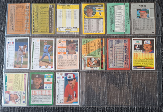 Barry Jones baseball cards  in Arts & Collectibles in Oshawa / Durham Region - Image 2