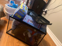 20 Gallon fish tank with ALL accessories