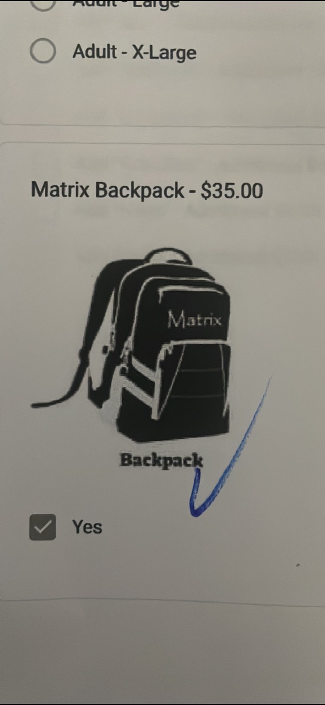 Matrix brand new backpack  in Skates & Blades in St. Catharines - Image 4