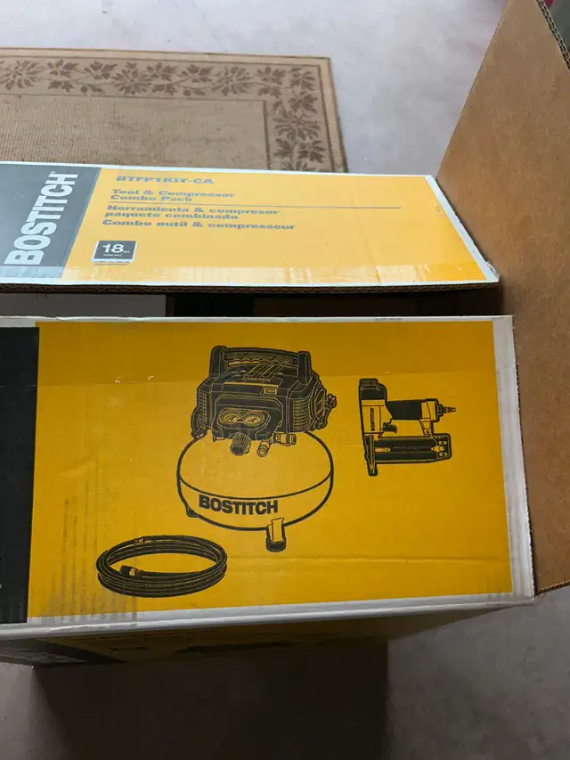 Bostitch Air Compressor & Nailer Kit in Power Tools in Kingston - Image 9