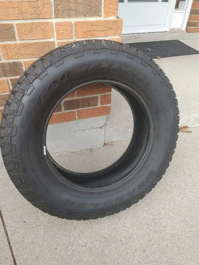TWO "as new" GOODYEAR WRANGLER 20 INCH LUG TIRES in Tires & Rims in Sarnia - Image 10