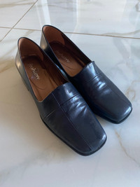 Black Heel Loafers