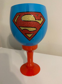 Licensed Superman 9" Goblet