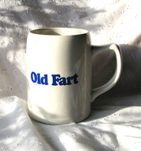 Old Fart Beer/Coffee Mug. Great Gag for Birthday or Anniversary